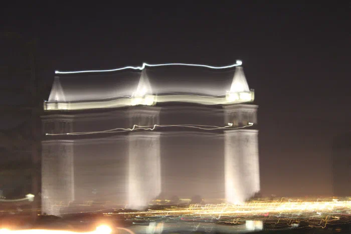 The Campanile at night, long exposure